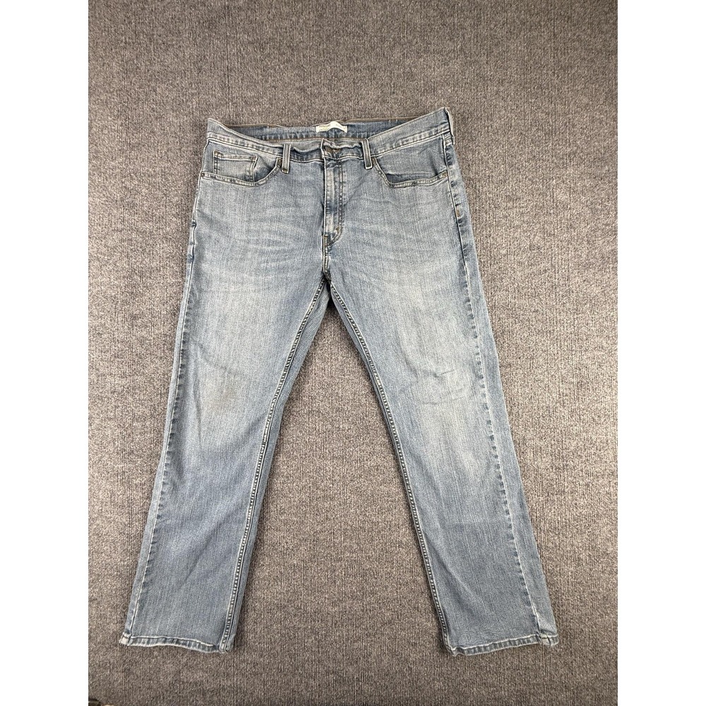 Levi Strauss Signature Gold Jeans Mens 38x31 Blue Relaxed Straight Stretch Denim